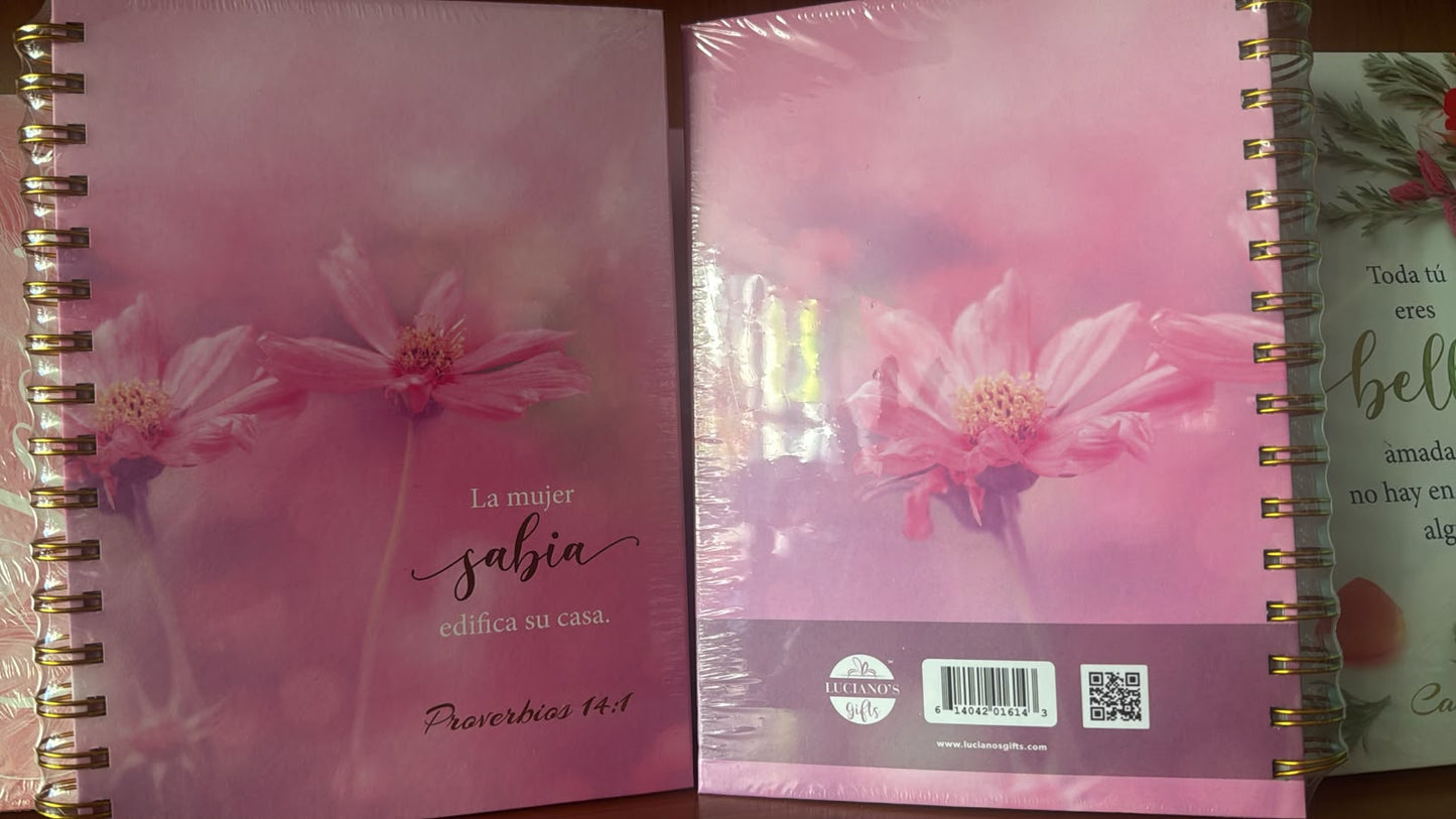 LIBRETAS DE APUNTES CON ESPIRAR CON MSM PROVERBIOS 14:1