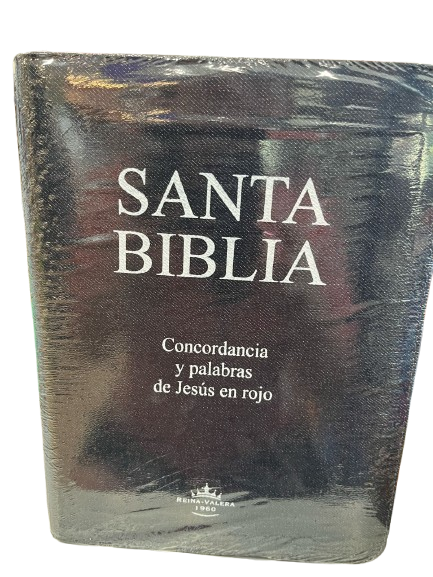 SANTA BIBLIA COLOR JEAN NEGRO CON CIERRE FUCSIA