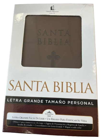 SANTA BIBLIA LETRA GRANDE TAMAÑO PERSONAL