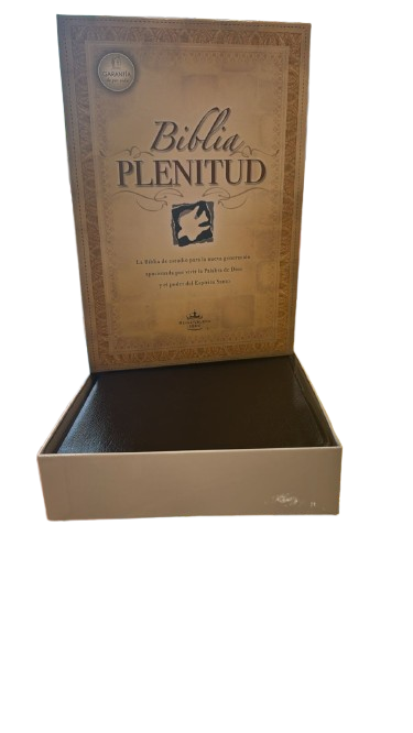 BIBLIA PLENITUD FILO DORADO SIN INDICE