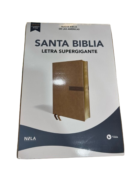 SANTA BIBLIA LETRA SUPERGIGANTE