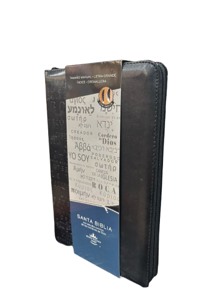 SANTA BIBLIA CONCISO DE LOS NOMBRES DE DIOS CON ZIPER