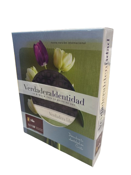 VERDADERA IDENTIDAD LA BIBLIA PARA LA MUJER DE HOY COBERTOR DE CUERO