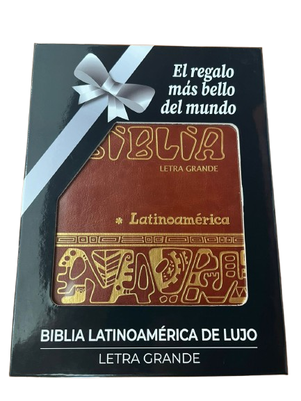 LA BIBLIA LATINOAMERICANA LETRA GRANDE CAJA DURA