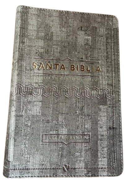 SANTA BIBLIA NUEVA VERSION INTERNACIONAL LETRA GRANDE COLOR GRIS