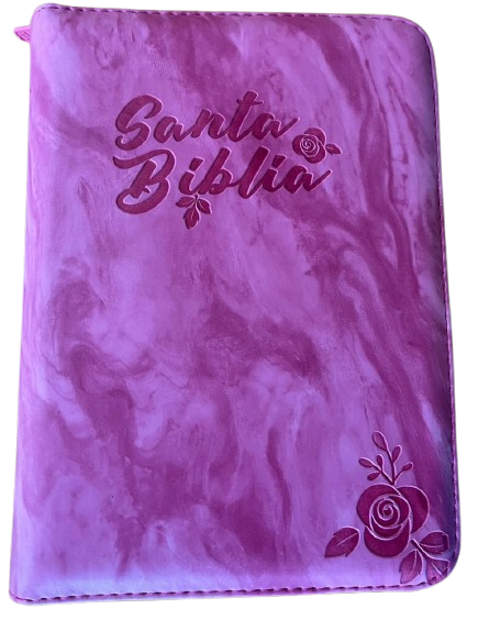 SANTA BIBLIA FILO PLATEADO CON INDICE