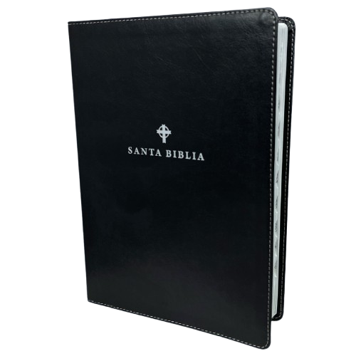 SANTA BIBLIA / NUEVA TRADUCCION VIVIENTE / REFERENCIA ULTRAFINA / SENTIPIEL NEGRO / FILO PLATEADO CON INDICE