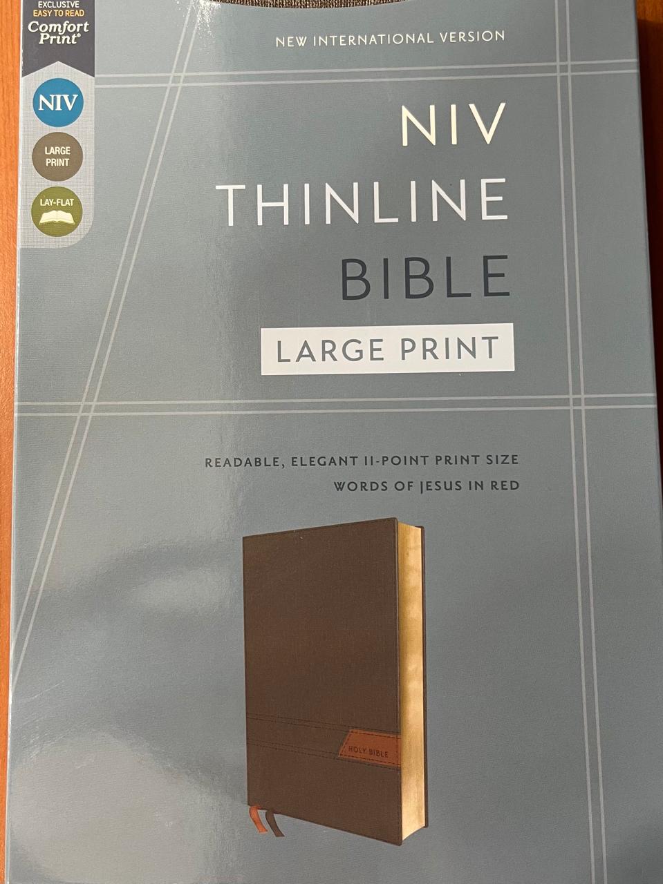 Biblia NVI de línea fina / Letra grande