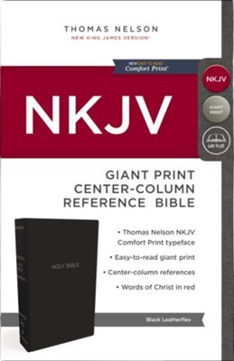 SANTA BIBLIA / LETRA GIGANTE / COLUMNA CENTRAL / BIBLIA DE REFERENCIA NEGRA
