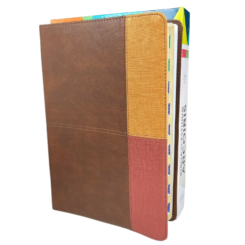 BIBLIA DE ESTUDIO ARCOIRIS CACAO TERRACOTA