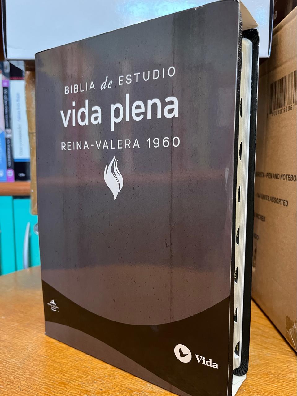 BIBLIA DE ESTUDIO VIDA PLENA / CON INDICE / COLOR NEGRA