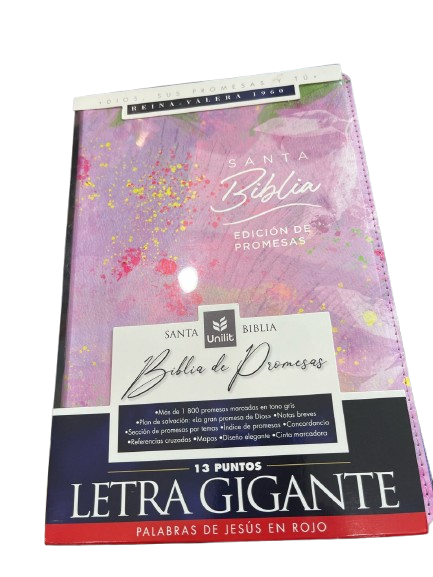 SANTA BIBLIA EDICION DE PROMESAS COLOR ROSADO