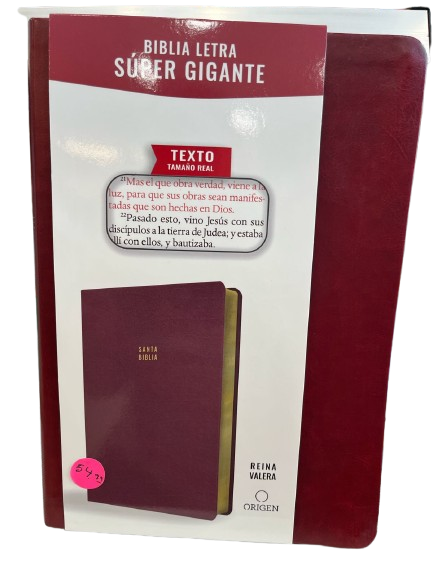 BIBLIA LETRA SUPER GIGANTE TEXTO TAMAÑO REAL